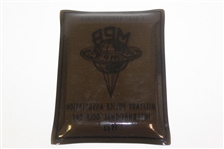 1963 'I Beat Arnold Palmer' Military Police Assoc. International Golf Day Glass Tray