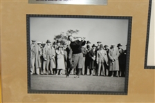 Bob Jones Signed Letter and Signed Photo - Seldom Seen Combo - Framed JSA ALOA