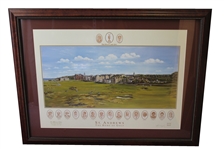 Bill Waugh St. Andrews Millennium Ltd Ed Print #1116 - Framed