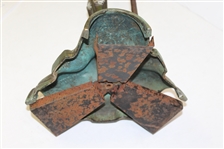 1925 Wellington-Stone Co. Original Cast Iron Parlor Putter with Club