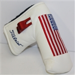 Scotty Cameron Ltd Ed 2002 American Flag Headcover Signed by Cameron JSA ALOA