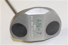 Bobby Grace AN-7 HSM US Pat D360.009 Mallet Putter with Headcover