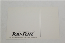 Payne Stewart Signed Top-Flite Advertising Postcard JSA ALOA