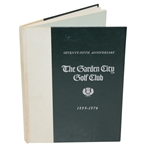 75th Anniversary 'The Garden City Golf Club' Book - Inscription & Personal Library Stamp