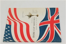 1971 The Ryder Cup at Old Warson Country Club Program