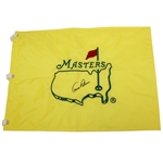 Arnold Palmer Signed Masters Undated Embroidered Flag JSA ALOA