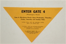 1970 Masters Tournament Preferential Patron Sticker Issued to John Derr #P3809