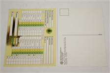 Ben Hogan British Open at Carnoustie Print & Scorecard with Grand Slam Postcard