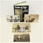 'Links of Life' Joe Kirkwood Signed by Author Barbara Fey with 4 Original Photos JSA ALOA