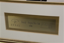 Ray Floyd Signed Photo - 1998 Doral Pepsi Pro-Am Display - Framed JSA ALOA