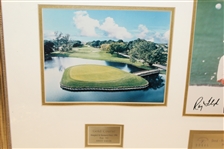 Ray Floyd Signed Photo - 1998 Doral Pepsi Pro-Am Display - Framed JSA ALOA