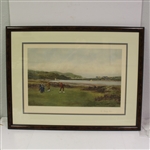 Douglas Adams The Putting Green Art Print - Framed
