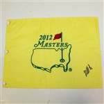 Bubba Watson Signed 2012 Masters Embroidered Flag JSA ALOA
