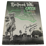 Jack Burke Signed 1950 Rio Grande Valley Open Program - 1st Victory JSA ALOA