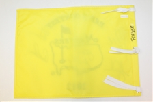 2012 Masters Par 3 Contest Flag Signed by Big Three Plus Woods & Mickelson JSA ALOA