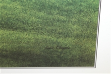 Pinehurst No. 2 Dave Chapple Display Poster - Framed