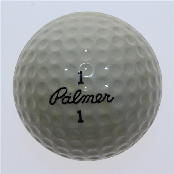 Arnold Palmer Signed Vintage Personal Logo Balata Golf Ball JSA ALOA