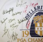1992 PGA Championship Embroidered Flag - Signed by 31 Including Champ Nick Price JSA ALOA
