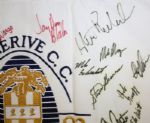 1992 PGA Championship Embroidered Flag - Signed by 31 Including Champ Nick Price JSA ALOA