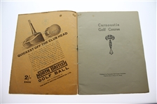 1931 Carnoustie: The New Championship Golf Course Booklet/Program