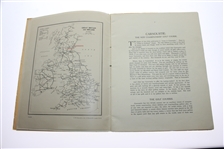 1931 Carnoustie: The New Championship Golf Course Booklet/Program