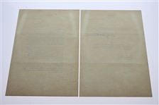 Ben Hogan TLS 7/13/53 White House Letterhead with President Eisenhower Full Signature - British Open Win Content JSA ALOA