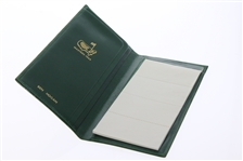 Ben Hogan's Personal 1963 Masters Gift Pocket Secretary-Stamped Ben Hogan W/Gift Card