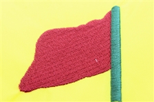 1997 Masters Embroidered Undated Flag - Seldom Seen