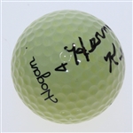Herman Keiser Signed 'Hogan 4' Logo Golf Ball FULL JSA #Z39456