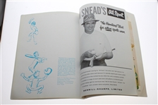 Arnold Palmer Signed 1958 Pepsi Golf Championship Program - Held Once! JSA ALOA