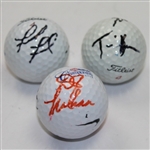 Miscellaneous Lot of Multi-Signed and Single Signed Golf Balls JSA ALOA