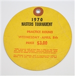 1970 Masters Tournament Wednesday Par 3 Day Ticket #5400