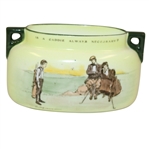 Royal Doulton Gibson Golf Vase Is a Caddie Always Necessary? - R. Wayne Perkins Collection