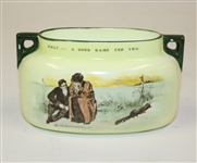 Royal Doulton Gibson Golf Vase 'Is a Caddie Always Necessary?' - R. Wayne Perkins Collection