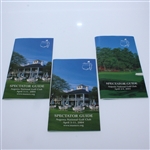 Three Masters Spectators Guides - 2001, 2004(x2)