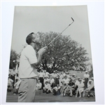 Lot of Eight 11 x 14 Photos of Golfers at Augusta National - Palmer(x2), Player, others