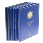 Six Championship Annuals - 4 PGA (1995-96, 1999-00) & 2 US Open (1985 & 2005)