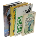 Four Signed Golf Books - Casper, Devlin, Azinger, & Nichols JSA ALOA