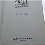 'Golf in the Making' 2nd Revised Edition Book Signed by David Stirk