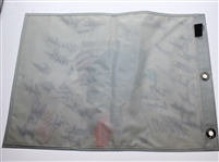 2007 Senior Open at Whistling Straits Multi-Signed Embroidered Flag JSA ALOA
