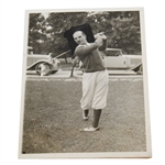 1930 Harry Cooper Wire Photo Qualifying for US Open 8/16/30