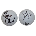 Steve Stricker & Jason Dufner Signed Golf Balls JSA ALOA