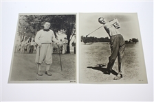 Seventeen Black & White 8x10 Photos - Male & Female Golfers - Hogan, Nelson, others