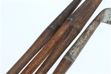 Four Classic Hickory Golf Clubs