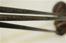 Spalding Crow Face Autograph Driver, Brassie, & Spoon Reg No. 35527 with Steel Shafts