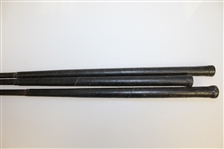 Spalding Crow Face Autograph Driver, Brassie, & Spoon Reg No. 35527 with Steel Shafts