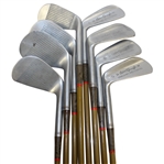 Bobby Jones 'Robt. T. Jones Jr.' LH 2-9 Irons - Reg #194034B - Jones Form Grip Pat.