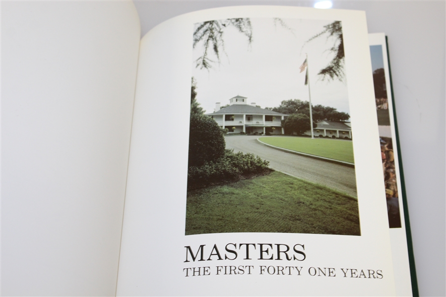 Masters Tournament 'First Forty One Years' Annual Book