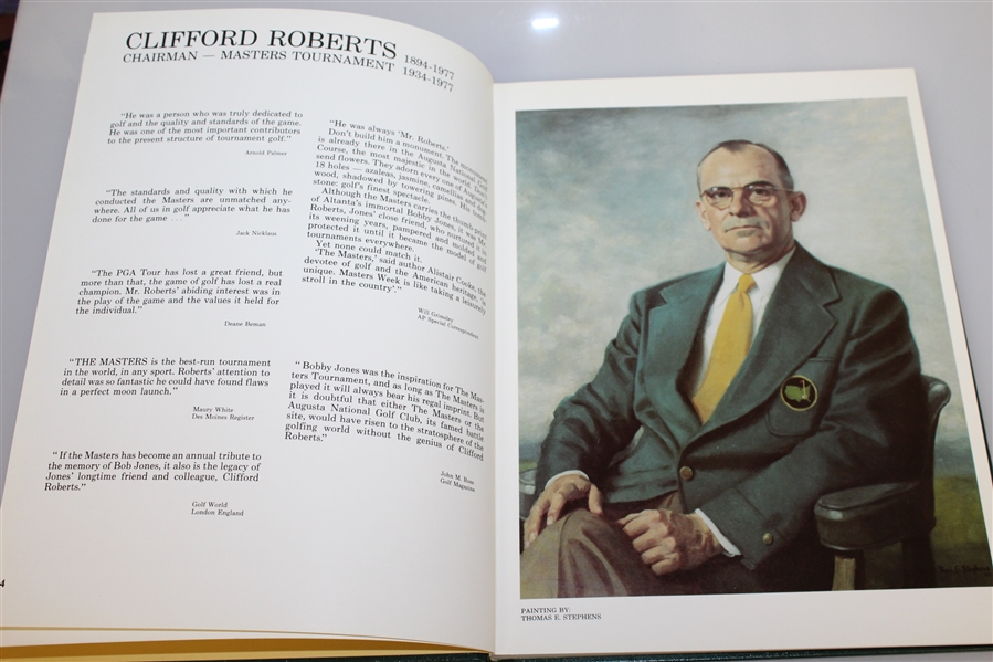 Masters Tournament 'First Forty One Years' Annual Book