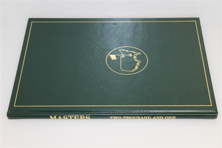 2001 Masters Tournament Annual Book - Tiger Woods Winner